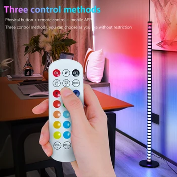 1,2 m Bluetooth-kompatibilni PROGRAM s Daljinskim Upravljanjem 3D RGB LED Ritmu Strip Light Setove Glazbe Atmosfera Oko Dekorativni Soundbox Lampe