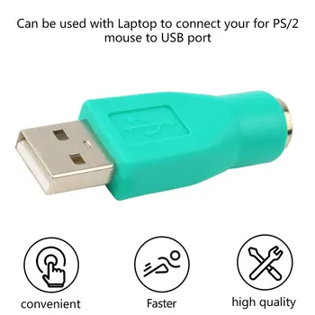 1/5 kom. USB Priključak za PS/2 Ženski Adapter je Pretvarač USB priključak Za PC za Sony ps2 Tipkovnica i Miš Miš Visoke Kvalitete Vruće