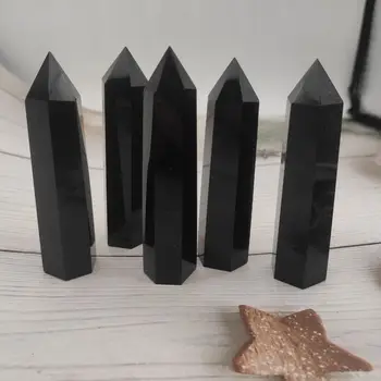 1 kg 7-10 cm Prirodni opsidijan obelisk točka quartz crystal stick liječenje