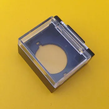 10 kom. Pravokutni plastični gumb s prozirnim poklopcem prekidača kutija 16 mm ugradbeni otvor Zaštita od Preopterećenja, Zaštitna kutija