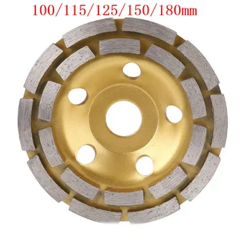 100/115/125/150/180 mm Diamond Segment Brušenje Krug Šalica Disk Brusilica za Beton, Granit Kamen Izrezati Izravna Isporuka