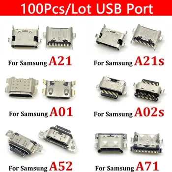 100 kom./lot, Micro USB Port za punjenje Priključak za Samsung A10, A20 A01 A52 A20S A30S A50S A70S A31 A02S A11 USB Port