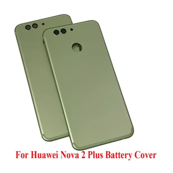 100% Original Novi Huawei Nova 2 Plus Stražnji Poklopac pretinca za baterije Straga Stražnja Vrata Kućišta Za Huawei Nova 2 + Poklopac pretinca za baterije + Objektiv