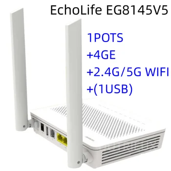 100% Original Novi HW EG8145V5 optički usmjerivač Gpon ONU FTTH BX 4GE 2,4 G/5G WiFi Dual S engleskog modem Router huawei 8145c Epon