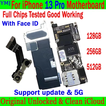 100% Testiran Za iPhone 13 Pro Matična ploča Bez icloud Originalna Разблокированная Visokokvalitetna logička naknada 128 GB, 256 GB i 512 GB, Podrška za nadogradnju