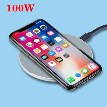 100 W Bežični Punjač za iPhone 14 13 12 11 Pro Max X Samsung Xiaomi Phone Qi Punjači Индукционная Brzo Punjenje priključne Stanice
