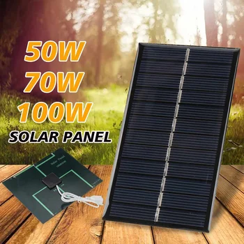 100 W Solarni Panel 6 U USB Solarni Sustav DIY Baterija Za Mobilni Mobitel Punjač Automobila RV Brod Home Vanjski Power Bank Punjenje