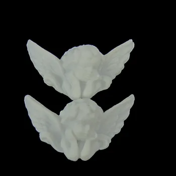 12 kom. Bijeli plastični krila anđela, dječji anđeli, perle, privjesci za bebe plastičnih anđela, Večernje Uređenje svojim rukama, 32x50 mm