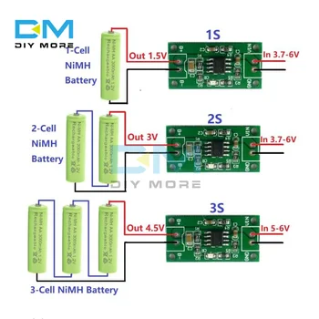 1S 2S 3S ĆELIJA 1A NiMH Punjiva litij baterija Pametan modul Punjača Napon punjenja 1,5 3 4,5 5 U Ulaz 3,7 U-6, U 5 4,2
