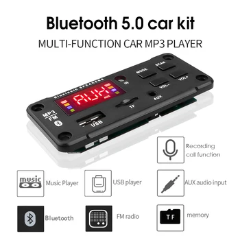 2*25 W, Bluetooth Hands-free MP3 Player Modul Pojačala WMA Dekoder Naknada USB TF FM Radio Auto Zvučnik Bežični Audio Prijem Kit