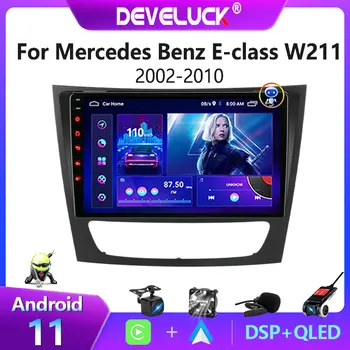 2 Din Android 10 Uređaj Za Mercedes Benz E-klase W211 E200 2002-2010 Media Player Navigacija GPS Stereo Ekran
