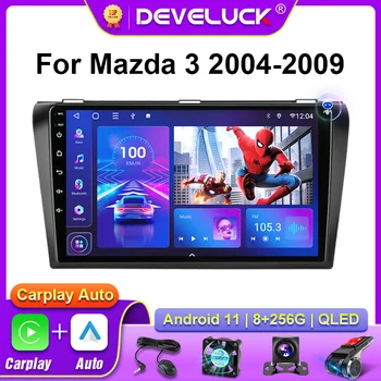 2 Din Android 11 Auto-Stereo Radio Media Player Za Mazda 3 2003 2004-2009 s BOSE 4G Carplay Auto Glavna jedinica DSP RDS