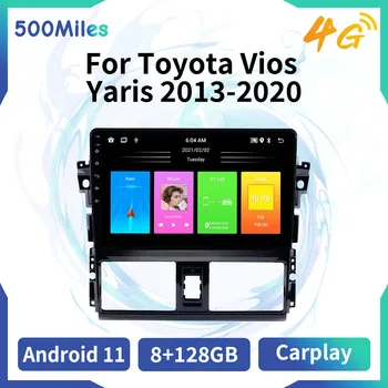 2 Din Android Auto Radio Stereo za Toyota Vios Yaris 2013-2020 GPS Navigacijski Glavna Jedinica Auto Media Player Авторадио WIFI FM