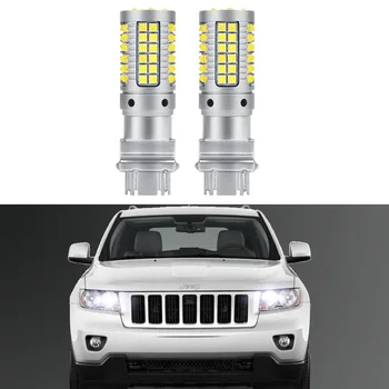 2 kom. Za Jeep Grand Cherokee 2011-Up LED DRL Dnevni Trčanje svjetlo Canbus T25 3157 3357 3457
