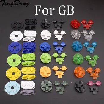 2 seta Guma Sprovode tipke i D-pad za GameBoy Classic za gumba GB DMG A B Zamjena skup gumba DiIY