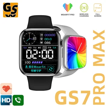 2022 Nove 1,92 Inčni Pametni Sat GS7 PRO MAX 7 GPS Trag NFC Bluetooth Poziv Bežični Punjenje Smartwatch PK W27 PRO DT7 MAX