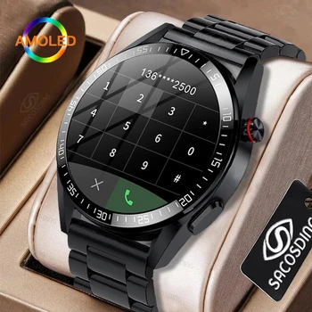 2022 Novi Pametni sat s memorijom 8G, Gospodo AMOLED 454*454, HD, uvijek prikazuju vrijeme, Bluetooth-poziv, TWS, glazbene Pametni sat Za Android i iOS