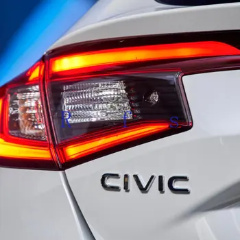 2022 za Honda Civic Type R Oznaka sa Logom 4dr Limuzina Crna Sjaj CIVIC Typr Slova Amblem Pribor