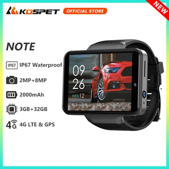 2023 Novi KOSPET NOTE Ultra 4G Android Smart Satovi Muški Ženski Pametni Sat sa Dual Kamere 3 GB + 32 GB GPS Fitness Sat Face ID SIM Kartica