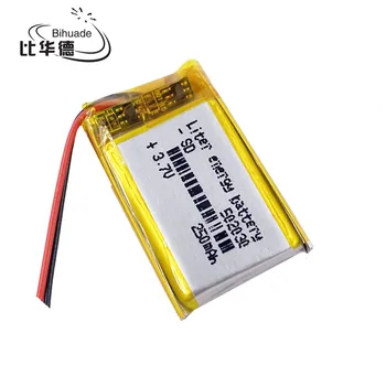 3,7 250 mah 502030 Litij-Polimer Li-Ion li-ion Baterija za Akumulatorske baterije Za Mp3 MP4 MP5 GPS Oprema za PSP bluetooth mobilni