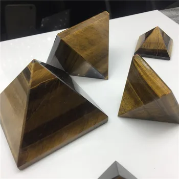 3 cm-8 cm Prirodni Tiger Eye Kristalna Piramida Polirane Ljekovita Piramida reiki minerale Kvarcni Kristali Kamen za Prodaju