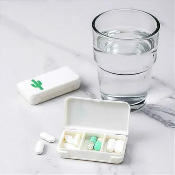 3 Rešetke Praktična Kutija za Tablete, Držač za Lijekove, Organizator Za Skladištenje Kontejner za Tablete, Dispenzer, Torbica, Kutija za Tablete, Razvodnici za AM PM