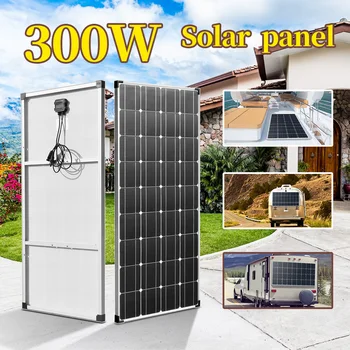 300 W solarni panel 12 U kompletu 150 W 100 W 50 W 20 W 5 U монокристаллический punjač baterija za mobilni telefon karavan kamper RV brod, 1000 W