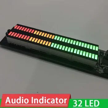 32 LED Indikator Razine Zvuka Stereo Glazbeni Spektar prikaz odbora svjetlo VU Metar Pojačalo ZA DC 12-24 U DIY Auto MP3 player