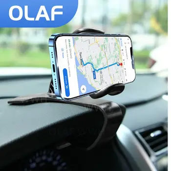 360 ° Auto Držač Telefona GPS Navigacijski Instrument Ploča Držač Mobilnog Telefona u Vozilu, Multifunkcionalni Automatski Spona Nosač za Podmetače za Smartphone