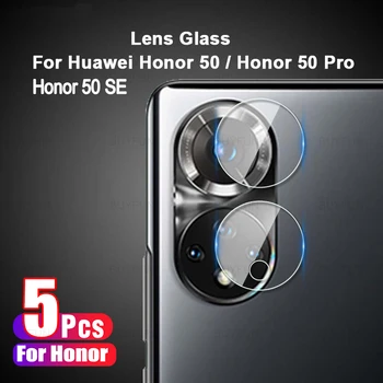 5 KOM. Zaštitna folija Za ekran kamere s objektivom Za Huawei Honor 50 Pro SE 50 50 Poklopac HD zaštitno staklo objektiva kamere za xonor 50pro 50se 50