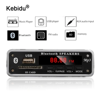 5 U ~ 12 U SD kartica MP3 Dekoder Naknada za Reprodukciju glazbe Preko Bluetooth USB AUX 3,5 MM Auto-MP3-player Modul FM-radio Audio Adapter Prijemnik