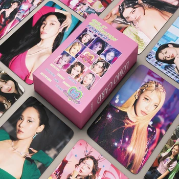 55 kom./compl. Kpop Forever1 Girls'Generation Lomo Razglednica Novi Album Tiskanje Razglednica Plakat Foto Zbirka Fanovima Pokloni