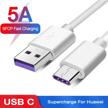 5A Super Brzi USB C Kabel za Huawei P20 P30 Lite Xiaomi Mi 9 8 Brzo Punjenje 3,0 USB Type C Kabel za Samsung S8 S9 S10