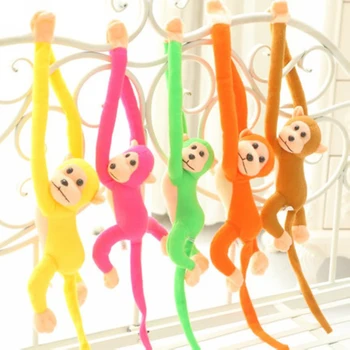 60 cm 10 Boja Duge Ruke Majmuna od Ruke do Repa Pliš Igračke Šarene Majmuni Zavjese Majmun Mekana Igračka Lutka
