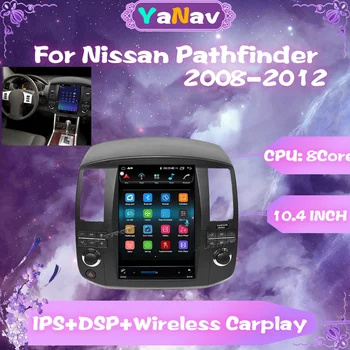 8 Core Tesla Stil Android Auto Radio Za Nissan Navara Pathfinder 2008-2012 Media Player, GPS Navigacija Auto Stereo