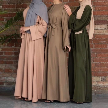 Abaja Dubai Turska Arapski Muslimanski Modni Hidžab Haljina Kaftan Islam Odjeća, Haljine Za Žene Vestidos Ogrtač Musliman De Mode Oman