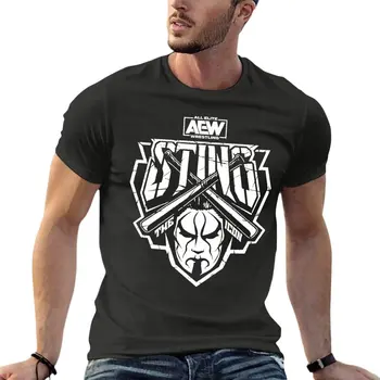 Aew Sting The Icon Kupio Majice Оверсайз, Moderne muške odjeće od 100% pamuka, ulice odjeću, velike dimenzije majice