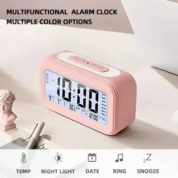Alarm LED Digitalni Sat Temperatura Vrsta Desktop Sat Glupi Kalendar E Bcaklight Sati Kreativna Digitalni Sat