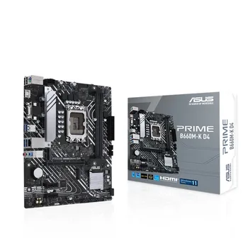 ASUS PRIME B660M K D4 B660 DDR4 PCI-E 4.0 5333 + (OC) Mhz 64G Podrška za socket 12 generacije LGA 1700