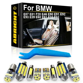 Auto led Kit unutarnja rasvjeta Canbus za BMW serije 1 3 5 serija E87 E81 F20 E46 i E90 E91 E92 E93 E39 E60 E61 F10 F11 E38 E65, E66 ABRIGHT