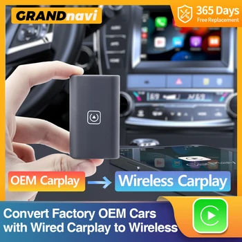 Auto Media Player Grandnavi Wireless Carplay Dongle Apple USB Adapter za Automobil Audi, Porsche, Volkswagen, Volvo, Ford Jeep Benz