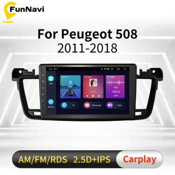 Auto radio 2 Din Android za Peugeot 508 2011-2018 Auto Media Player, GPS Navigacija Авторадио Stereo Glavna Jedinica Audio Auto