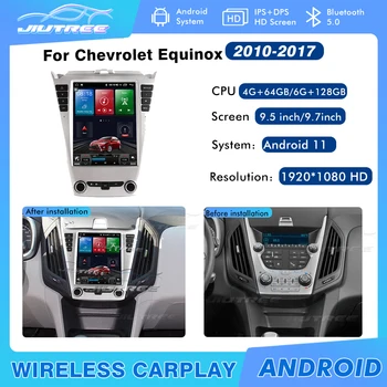 Auto radio Za Chevrolet Equinox 2010-2017 GPS Navigacija i Wifi Bluetooth Media player Audio Stereo Zaslon Auto 4G 