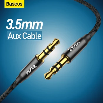 Baseus AUX Kabel 3,5 mm Audio Kabel Kabel za Zvučnik za MP3 Slušalice, Auto-AUX Kabel Xiaomi Redmi 5 Plus Oneplus 5t AUX Kabel