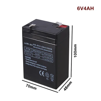 Baterija 6V 4AH Lead Acid Baterije Napajanje za Dječje Auto Lampa Led Svjetla, Elektronska Vaga