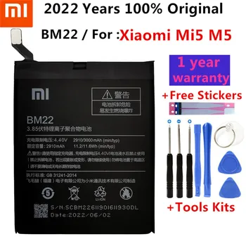 Baterija za Telefon Xiaomi BM22 3000 mah Visoki Kapacitet visoko Kvalitetne Originalne Zamjenske Baterije za Xiaomi MI5 MI 5 trgovina na Malo Pakiranje