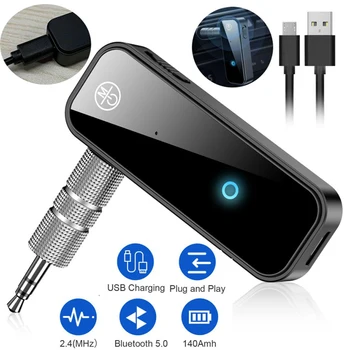Bluetooth 5,0 Prijemnik Predajnik 2 u 1 C28 Bežični Adapter 3.5mm Priključak Za Auto Music Аудиоприемника Aux Slušalice za telefoniranje bez korištenja ruku