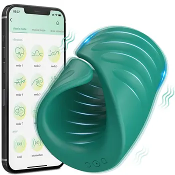 Bluetooth Jastuk Za Glavu, Vibrator Za Muškarce, Simulator Za Penis, Erotska Seks-Igračka, Muški Masturbator, Simulator Za Preranog Ejakulacija, Seks-Mašina