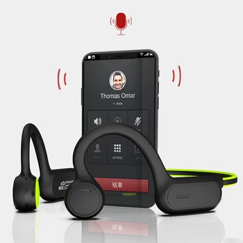 Bluetooth Slušalice Open Uho, Vodootporan Sportski Slušalice Bežične Stereo Slušalice Antena Koštane Vodljivosti Za Biciklizma, Trčanja, Planinarenja