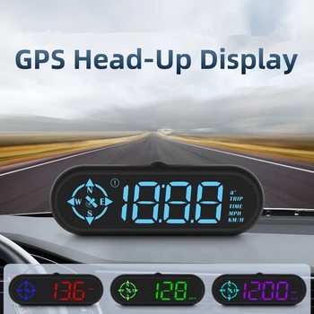 Car GPS Senzor Glavnom Zaslonu Auto Elektronika HPD Projektor, Zaslon Digitalni Automobilski Brzinomjer Brzinomjer za Sva Vozila
